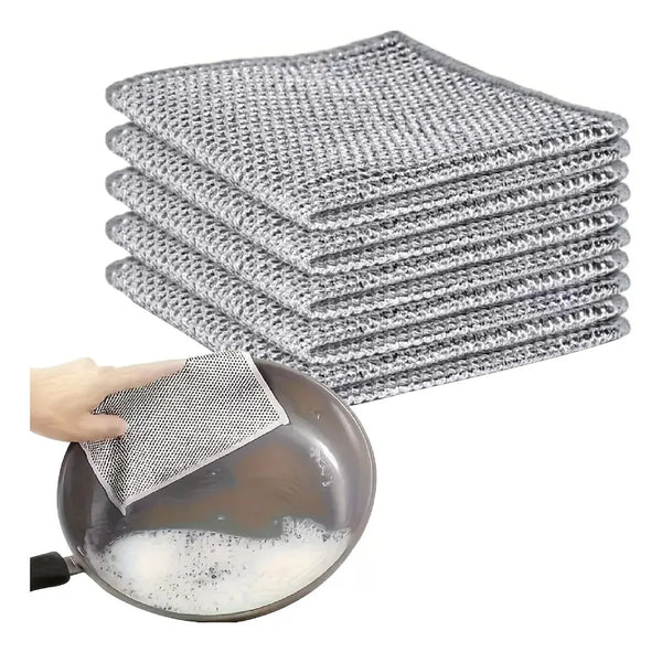 ¡Compre 2 y reciba 5! ScrubPro PAÑOS DE ALAMBRE MULTIUSOS - [PROMOCIÓN DISPONIBLE SOLO HOY]