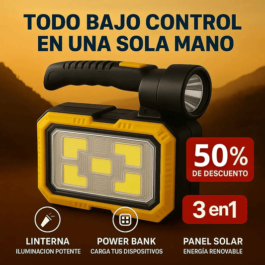 PowerBox - Ilumina, repara y carga… sin enchufes.