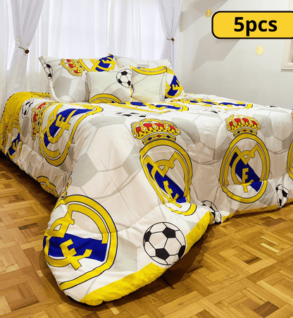 GolCama Kit de CubreCamas 5 Piezas Apoya a tu Equipo con Estilo! ⚽🏆 - [PROMOCIÓN DISPONIBLE SOLO HOY]