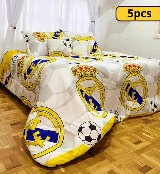 GolCama Kit de CubreCamas 5 Piezas Apoya a tu Equipo con Estilo! ⚽🏆 - [PROMOCIÓN DISPONIBLE SOLO HOY]