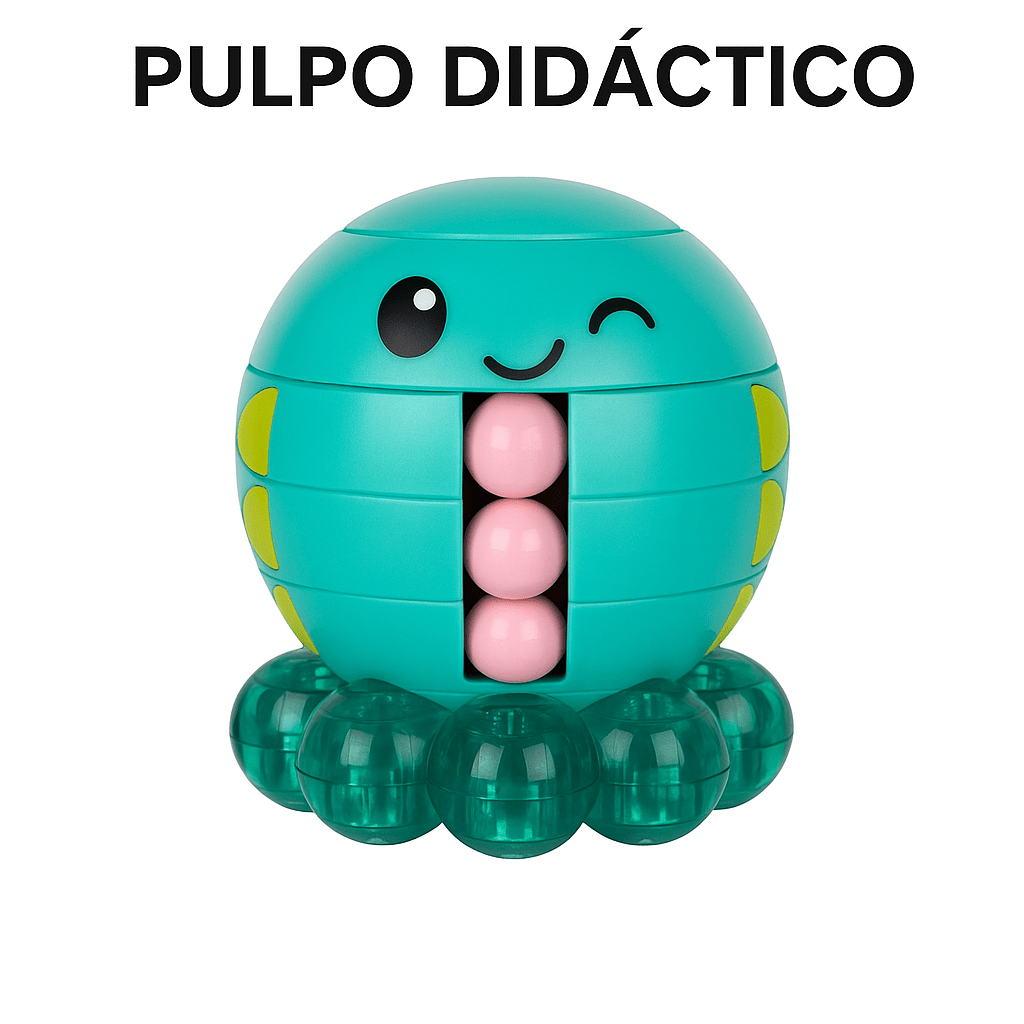 PulpoZen - Calma, enfoque y diversión en un solo juguete.